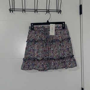 NWT Sienna Sky Floral skirt